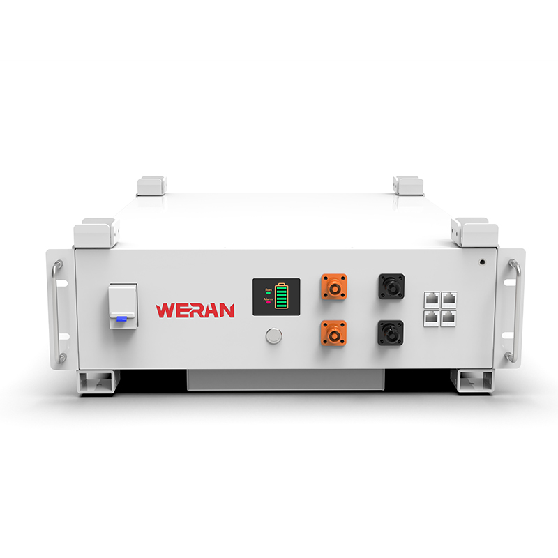 WERAN WRL-48100RW 51.2V 100Ah LiFePO4 Rack باتری (5.12kWh) – 8000 چرخه، CAN/RS485، ESS خانه قابل رویت