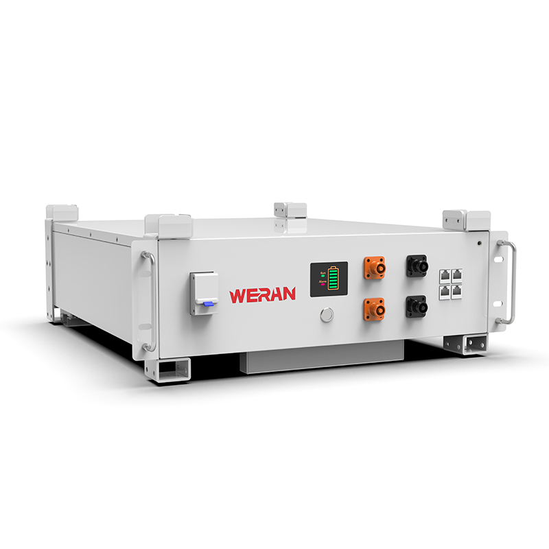 WERAN WRL-48100RW 51.2V 100Ah LiFePO4 Rack باتری (5.12kWh) – 8000 چرخه، CAN/RS485، ESS خانه قابل رویت