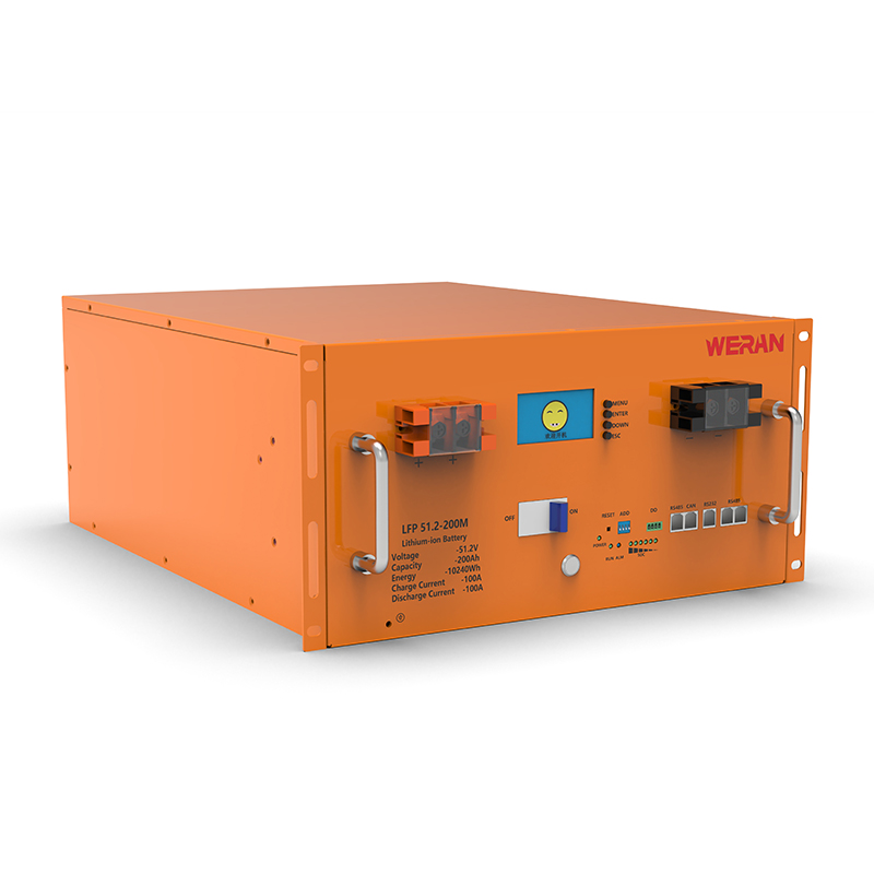 WERAN WRL-48200RO 51.2V 200Ah LiFePO4 Rack Battery (10.24kWh) – 8000 چرخه، جریان بالا، ذخیره سازی مدولار خورشیدی