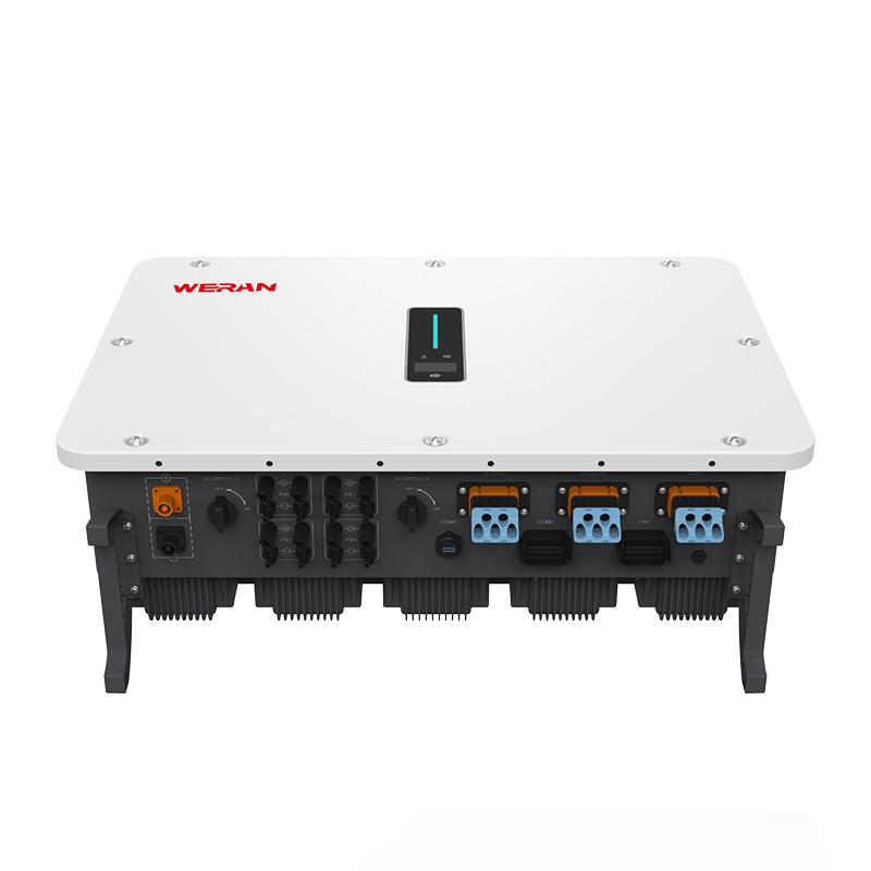اینورتر هیبریدی سه فاز WERAN M2HT 25-50kW – اینورتر خورشیدی باتری HV تجاری برای سیستم های ذخیره انرژی C&I